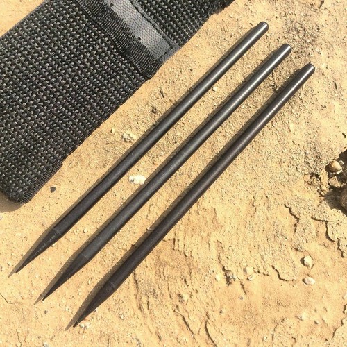 Defender 3pc black steel - 6",