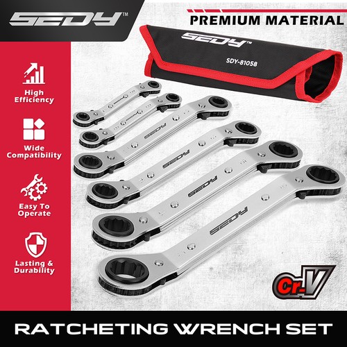 6pc metric ratchet - metric, wrench