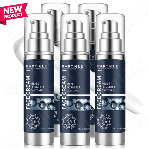 5pc particle face cream men - face,