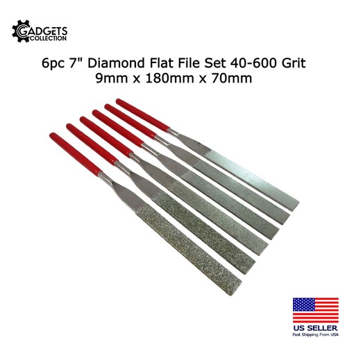 6pc diamond flat file - 6pc,
