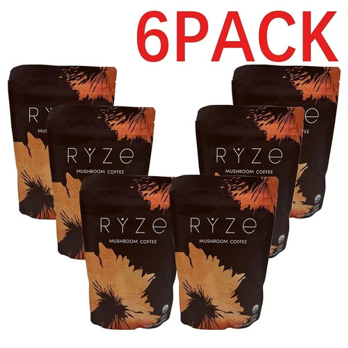 6pc new organic ryze - new, mushroom